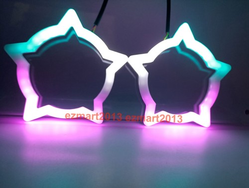 BT App Dynamic Chase RGB Star Halo Flow Dream Color Demon Angel Eyes DRL for GMC - Picture 17 of 26