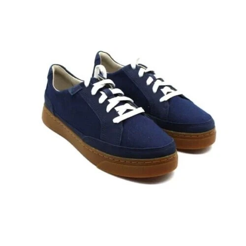 NEW Timberland Women's Atlanta Green Ek Low Lace Up Sneakers SIZE 8 NAVY BLUE