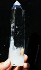 265g BEST TOP NATURAL CLEAR QUARTZ CRYSTAL POINT HEALING