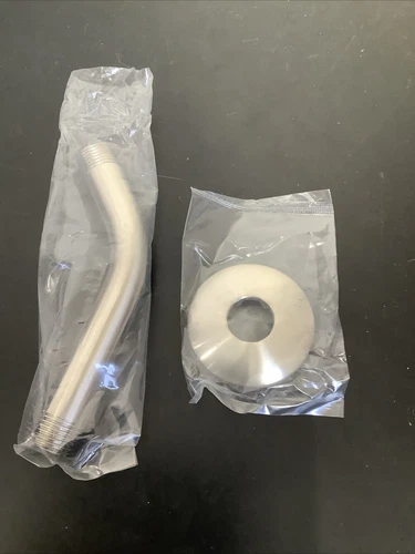 Signature Hardware. 6” Shower Arm. Brushed Nickel. SHSK82BN. @76 - Picture 1 of 6