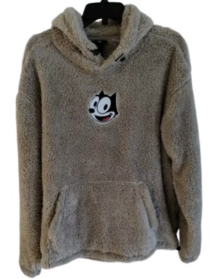 H&M The Cat Teddy Hoodie Fleece Size M Unisex Relaxed Fit Limited Edition  Rare
