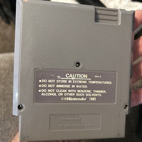 Burger Time with instructin manual and nintendo sleeve (NES, 1987)