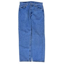 Vintage Levis 501 Jeans Mens 36x32 Blue Straight Leg Button Fly 90s USA Denim