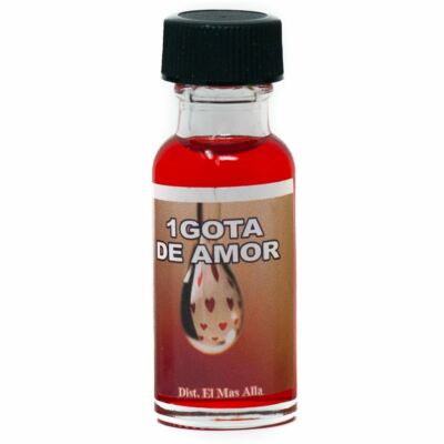 Aceite 1 Gota De Amor - 1 Drop Of Love Spiritual Oil - Anointing Oil - Magical 