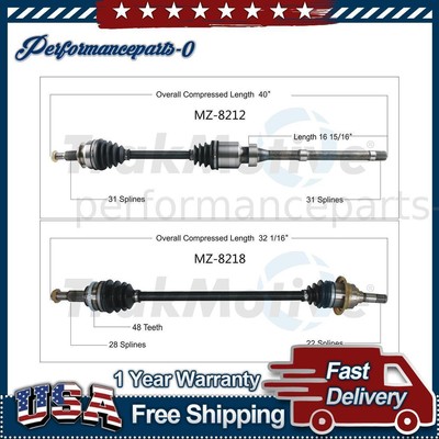 TrakMotive Front CV Axle Shaft fits 2014 2015-2016 Mazda CX-5