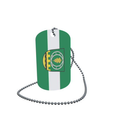 Dog Tag Flagge Schönau an der Brend Erkennungsmarke Alu 30 x 50 mm