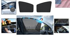 2Pcs Large Car Window Screen Mesh Sun Shade for SUV Truck Camping Privacy 41-53
