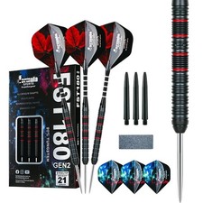 90% Tungsten Steeldart Set Profi Metall Dartpfeile 21g 22g 23g 24g Flights Shaft