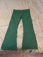 PINK Green Wide Leg Pants