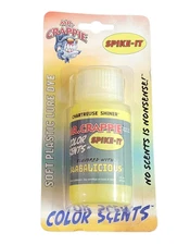 Spike-It Mr. Crappie Soft Plastic Lure Dye Chartreuse Shiner