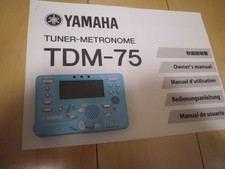 YAMAHA tuner metronome TDM-75DAL Alice ver. Tested Working from Japan