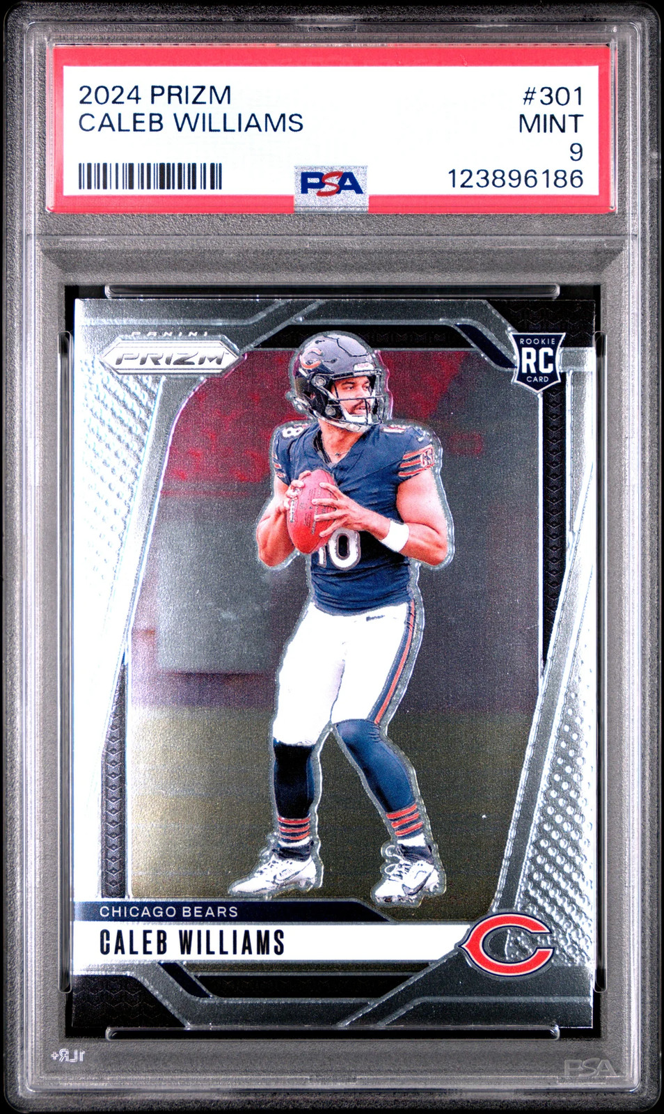 2024 Panini Prizm Caleb Williams #301 Rookie PSA 9