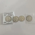 Silver Half Dollar Franklin 90% 1962-D, 1962-P Uncirculated Condition