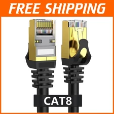 Ultra Speed Cat8 Ethernet Cable 100ft - Indoor/Outdoor