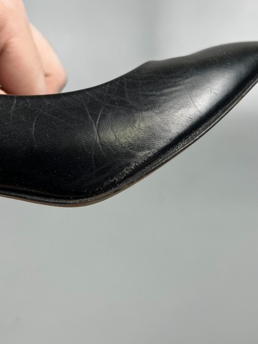 Zapatos de salón Gucci vintage de cuero con punta en punta para mujer talla EU 36 (Y1022) - Imagen 9 de 15