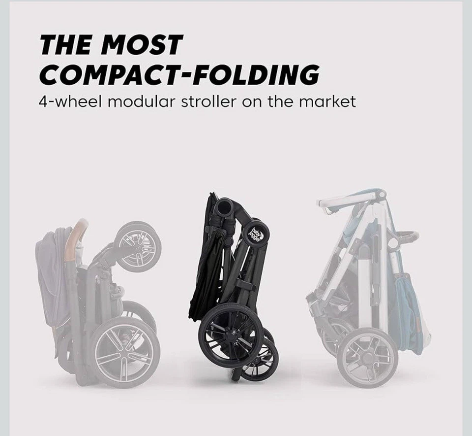 Nuevo Cochecito Individual Baby Jogger City Sights Pizarra Oscura, Compacto Plegable Viaje Nuevo Foto 2 de 4