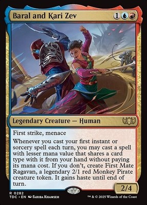 Baral and Kari Zev 282 R Normal TDC MTG NM