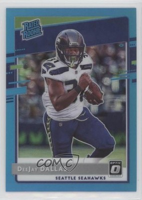 2020 Donruss Optic Rated Rookies Aqua Prizm 99/299 DeeJay Dallas Rookie RC 07dp