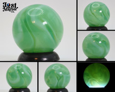5/8" Swirl Marble Gorgeous Translucent Green MINT