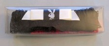 Vintage Y2K Playboy Bunny Garter Belt Leg Garter Lace Satin Red Black NIB NOS