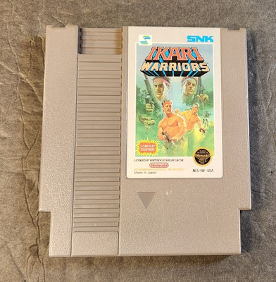 Ikari Warriors (Nintendo Entertainment System, NES, 1987) Authentic Cartridge 