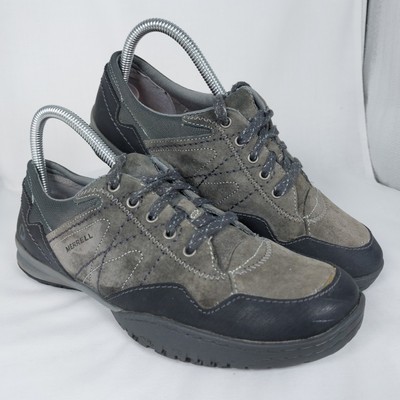 Merrell Granite Lace Up Hiking Sneakers Womens Size 8.5 Gray Leather