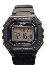 CASIO Standard Digital Wristwatch W-218H-1AV
