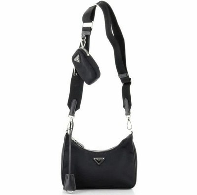 PRADA Re-Edition 2005 Crossbody Small Black Nylon