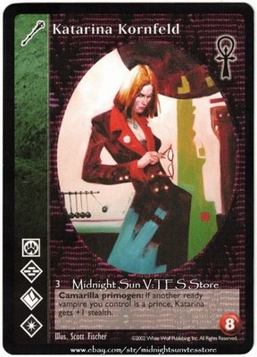 Katarina Kornfeld Ventrue Camarilla Edition V:TES VTES Vampire CCG