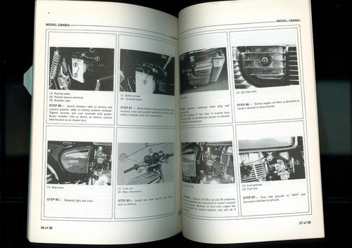 Honda CB400A Hondamatic (78-81) Factory Set-Up Manual CB 400 A Hawk Auto EX68 - Picture 15 of 22