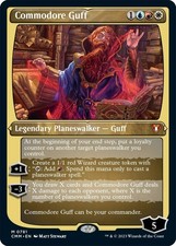 Commodore Guff (Display Commander) (Foil Etched) - Thick Stock (781) [Commander