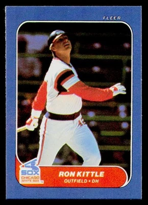 1986 Fleer Classic Miniatures Ron Kittle #45 Chicago White Sox - Image 1 of 2