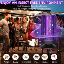 Mosquito Killer & Repellent Lamp - Safe for Indoor/Outdoor Home Pest Use
