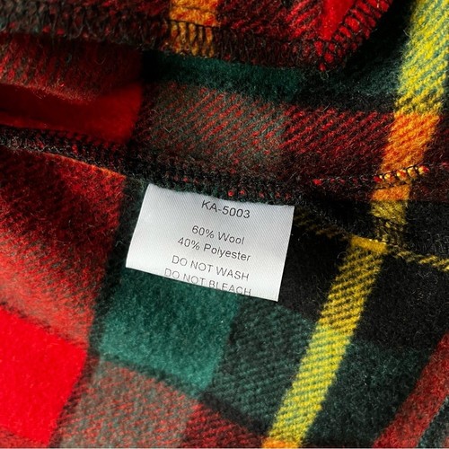 Kiel James Patrick Little Barn Flannel Coat Wool Blend Red Green Plaid size 4T - Picture 11 of 13