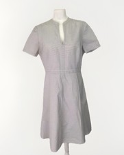 Tory Burch Women’s Summer Spring Cotton Blend Striped Dress Size UK 12