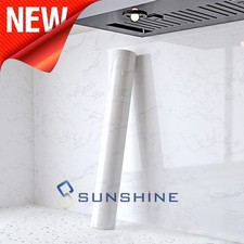 10ft Self Adhesive Wallpaper Marble Paper Peel Stick Kitchen Countertop Roll