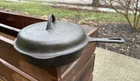 Vintage #6 Griswold Cast Iron 9 Inch Skillet & 1096 Self Basting lid Frying Pan