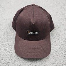 Volcom Hat Brown Snap Back Cap OS One Size True To This