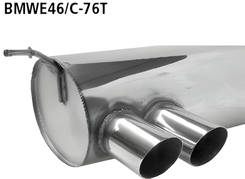 Bastuck Sportauspuff - BMW 3er Serie E46 316i/ 318i/ 320i Compact - Bild 3 von 3