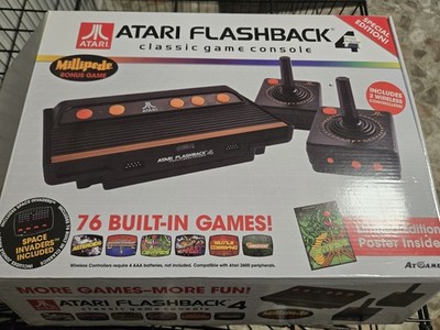 Atari Flashback 4 Classic game console W/ Centipede Special Poster