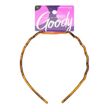 Goody Ouchless Medium Headband Tips Teeth Hold Bangs  Layer Zigzag Tort