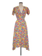 Faithfull the Brand Women Yellow Cocktail Dress 6