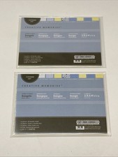 Creative Memories Energetic Photo Mats 24 Pieces Double Sided Lot of 2