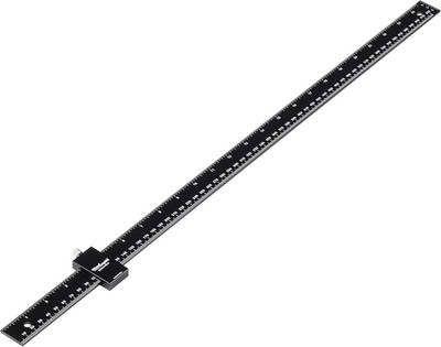 24'' Aluminum Dual Scale Ruler - Precision Tool for Woodworking & Framing