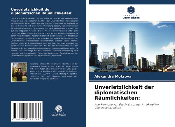 Alexandra Mokrova | Unverletzlichkeit Der Diplomatischen RäUmlichkeiten: | Buch-image