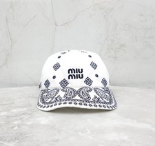 Miu Miu New Paisley Rope Baseball Cap M 5HC369 152832994