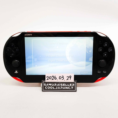 Sony Playstation PS Vita Red Black PCH-2000 Console only PSV Slim