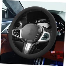 Car Steering Wheel Cover Cool Non-slip Silicone Steering Wheel Black Car Steering Wheel Cover Cool Non-slip Silicone Steering Wheel Black