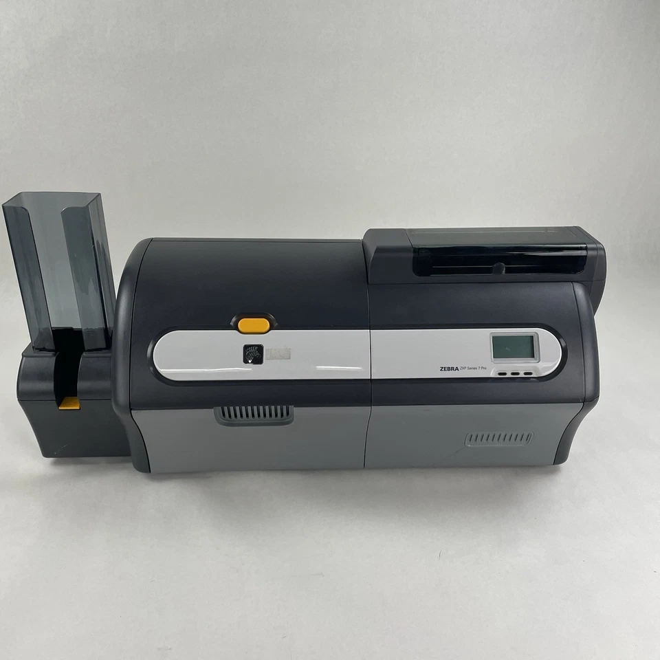 Zebra ZXP Series 7 Pro ID Card Printer Double Sided Color Ethernet Tested - Image 2 of 4