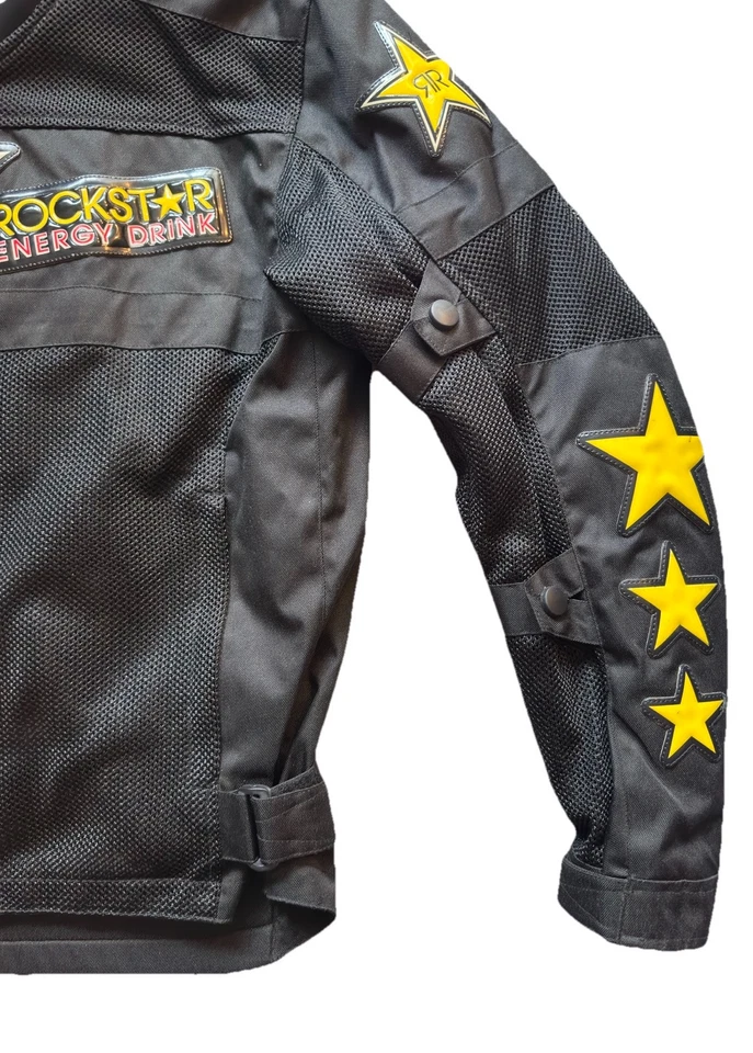 Racing Motorcycle Jacket Rockstar Energy Drink Mens Size S - Image 3 of 4